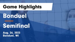 Bonduel  vs Semifinal Game Highlights - Aug. 26, 2023