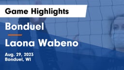 Bonduel  vs Laona Wabeno Game Highlights - Aug. 29, 2023