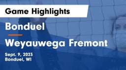 Bonduel  vs Weyauwega Fremont Game Highlights - Sept. 9, 2023