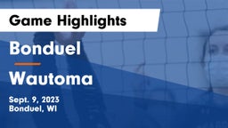 Bonduel  vs Wautoma  Game Highlights - Sept. 9, 2023