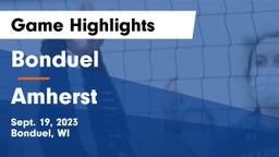 Bonduel  vs Amherst  Game Highlights - Sept. 19, 2023