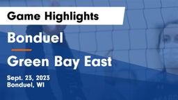 Bonduel  vs Green Bay East  Game Highlights - Sept. 23, 2023