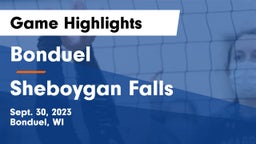 Bonduel  vs Sheboygan Falls  Game Highlights - Sept. 30, 2023