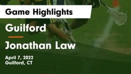 Guilford  vs Jonathan Law Game Highlights - April 7, 2022