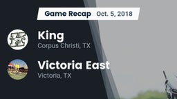 Recap: King  vs. Victoria East  2018