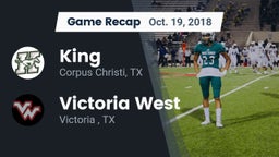 Recap: King  vs. Victoria West  2018