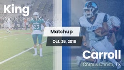 Matchup: King  vs. Carroll  2018