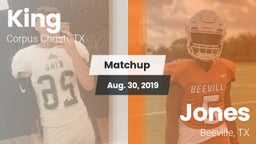 Matchup: King  vs. Jones  2019