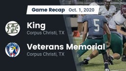 Recap: King  vs. Veterans Memorial  2020