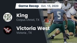 Recap: King  vs. Victoria West  2020