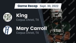 Recap: King  vs. Mary Carroll  2022