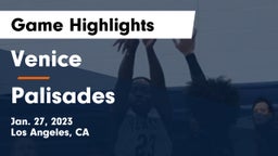 Venice  vs Palisades  Game Highlights - Jan. 27, 2023