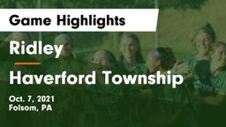 Ridley  vs Haverford Township  Game Highlights - Oct. 7, 2021