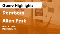 Dearborn  vs Allen Park  Game Highlights - Nov. 1, 2021