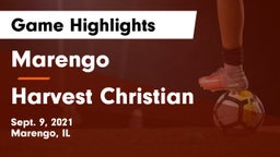 Marengo  vs Harvest Christian Game Highlights - Sept. 9, 2021