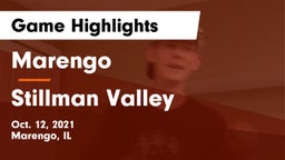 Marengo  vs Stillman Valley  Game Highlights - Oct. 12, 2021