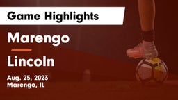 Marengo  vs Lincoln  Game Highlights - Aug. 25, 2023
