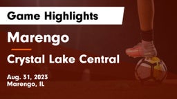 Marengo  vs Crystal Lake Central  Game Highlights - Aug. 31, 2023