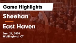Sheehan  vs East Haven  Game Highlights - Jan. 21, 2020