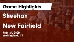 Sheehan  vs New Fairfield  Game Highlights - Feb. 24, 2020