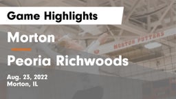 Morton  vs Peoria Richwoods Game Highlights - Aug. 23, 2022