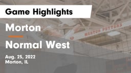 Morton  vs Normal West  Game Highlights - Aug. 25, 2022