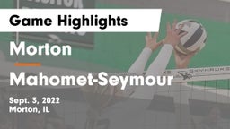 Morton  vs Mahomet-Seymour  Game Highlights - Sept. 3, 2022