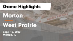 Morton  vs West Prairie Game Highlights - Sept. 10, 2022