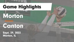 Morton  vs Canton  Game Highlights - Sept. 29, 2022