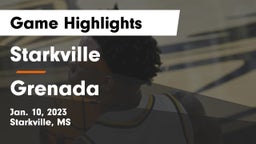 Starkville  vs Grenada  Game Highlights - Jan. 10, 2023