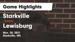 Starkville  vs Lewisburg  Game Highlights - Nov. 20, 2021