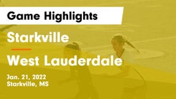 Starkville  vs West Lauderdale Game Highlights - Jan. 21, 2022