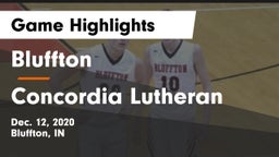 Bluffton  vs Concordia Lutheran  Game Highlights - Dec. 12, 2020