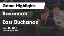 Savannah  vs East Buchanan  Game Highlights - Jan. 18, 2021