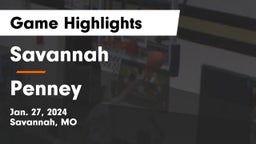 Savannah  vs Penney  Game Highlights - Jan. 27, 2024