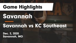 Savannah  vs Savannah vs KC Southeast Game Highlights - Dec. 2, 2020