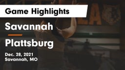 Savannah  vs Plattsburg  Game Highlights - Dec. 28, 2021