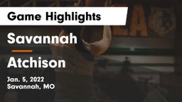 Savannah  vs Atchison  Game Highlights - Jan. 5, 2022