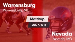 Matchup: Warrensburg High vs. Nevada  2016