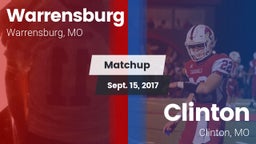 Matchup: Warrensburg High vs. Clinton  2017