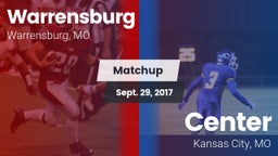 Matchup: Warrensburg High vs. Center  2017