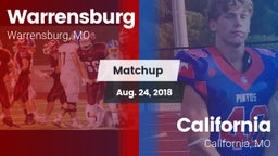 Matchup: Warrensburg High vs. California  2018