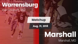 Matchup: Warrensburg High vs. Marshall  2018
