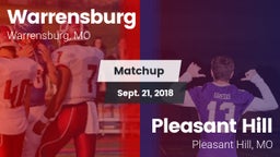 Matchup: Warrensburg High vs. Pleasant Hill  2018
