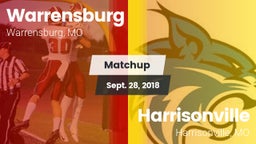 Matchup: Warrensburg High vs. Harrisonville  2018