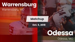 Matchup: Warrensburg High vs. Odessa  2018