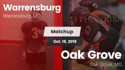 Matchup: Warrensburg High vs. Oak Grove  2018