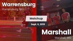 Matchup: Warrensburg High vs. Marshall  2019