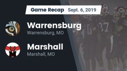 Recap: Warrensburg  vs. Marshall  2019