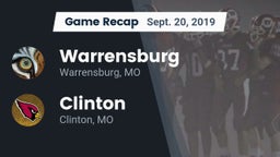Recap: Warrensburg  vs. Clinton  2019